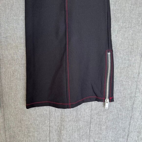 Current Mood Creating Chaos Strappy Black Stretch Skirt Overlay Pants Size XL - Picture 7 of 16